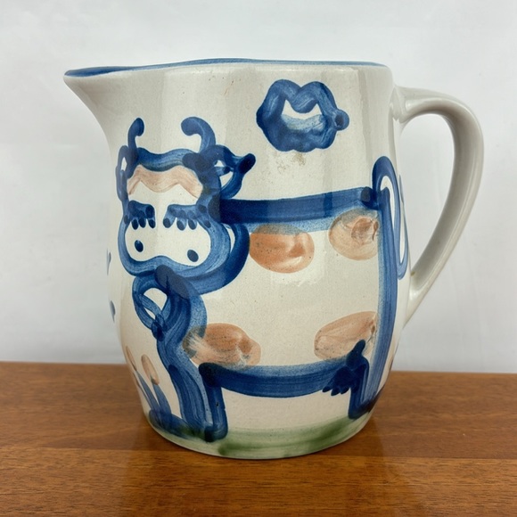 Vintage Dining Mary Hadley Pottery Farm House Cow Pitcher Poshmark